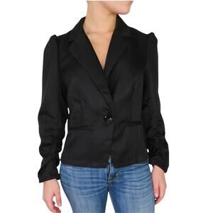 Rue 21 Black Blazer Jacket Medium Corpcore